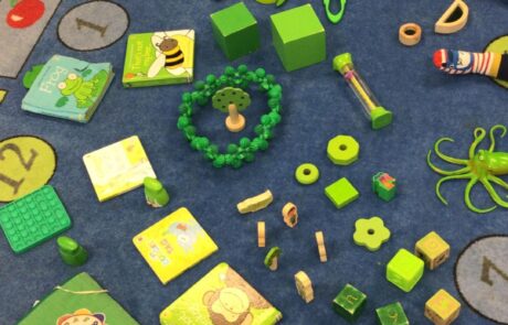 green themed nursery activities