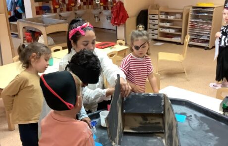 building a pirate ship at our st albans nursery