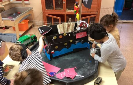 making our pirate ship